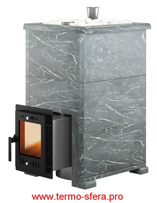 Печь для бани Эверест "Steam Master 24 INOX" Талькохлорит, S-40