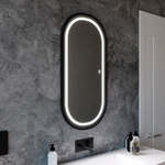 Зеркало MIXLINE "Виола-лофт" 500*1000 (ШВ) пластик. рама, сенсорный выключатель, гор/верт крепеж