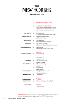Журнал The New Yorker 15-12-2014
