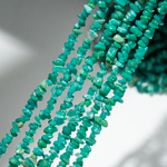 Амазонит натуральный, бусины фриформ, 5-12мм