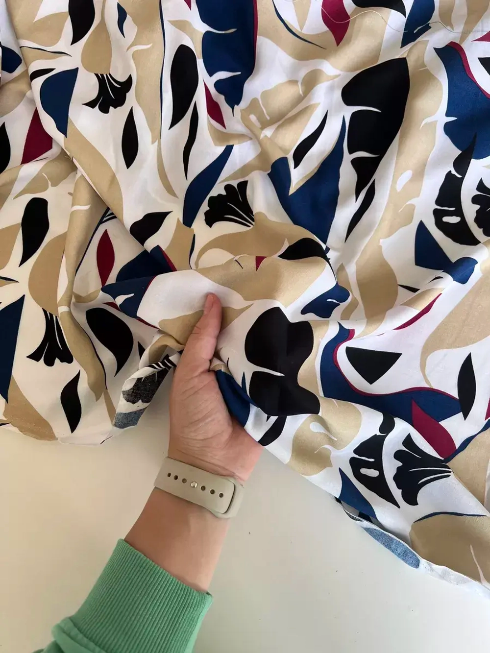 Ткань вискозный штапель для шитья и рукоделия