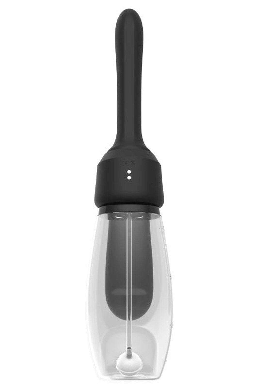 Душ для интимной гигиены Iceberg с вибрацией и автоматической подачей воды (Цвет: черный)