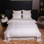 Комплект постельного белья Сатин Жаккард на резинке GCR014