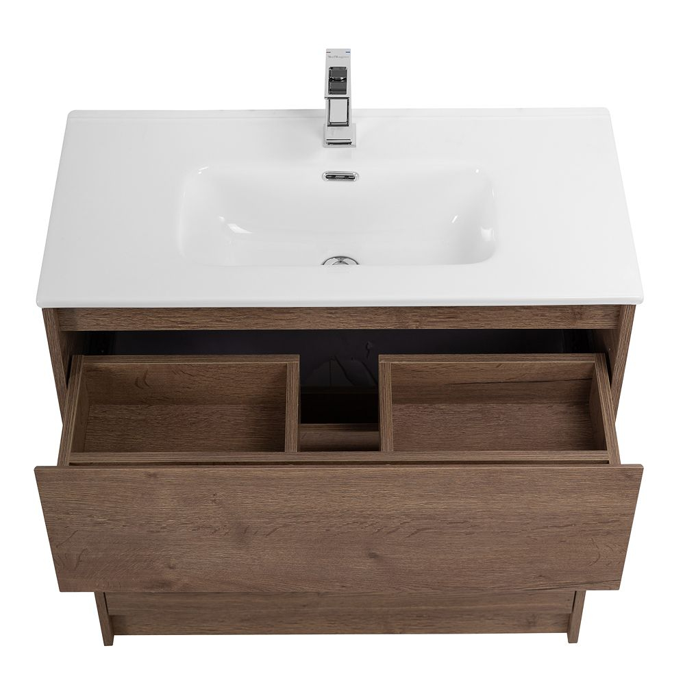 Тумба напольная с раковиной BelBagno KRAFT39-800/390-2C-PIA-RT