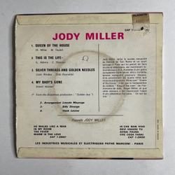 Винтажная виниловая пластинка LP Jody Miller Queen Of The House (France 1965) 7 дюймов, 45 RPM, Single