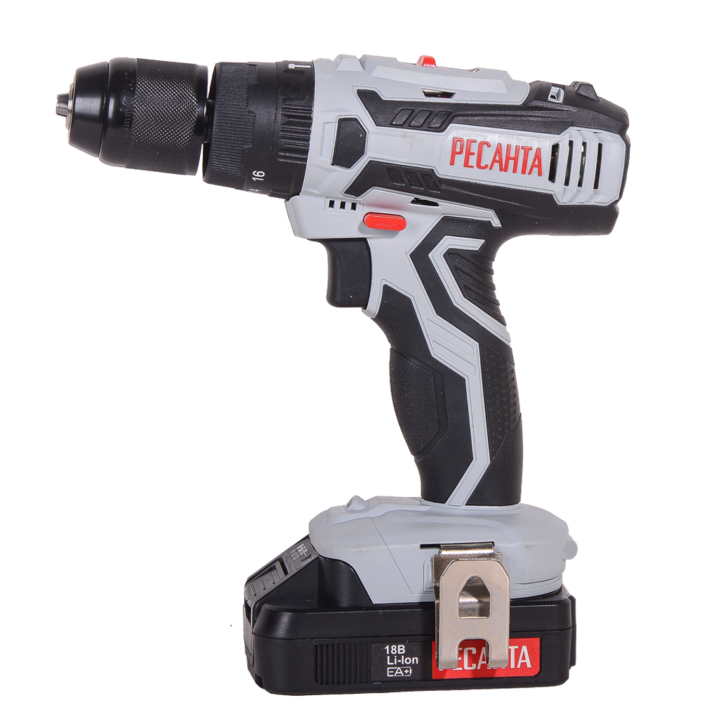 Дрель-шуруповерт аккумуляторная Ресанта ДА-18-2ЛК-У