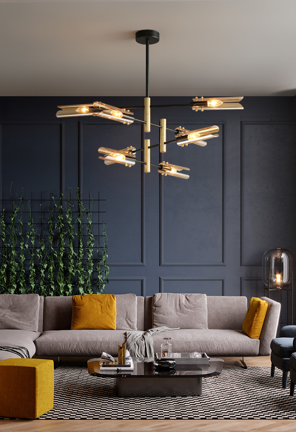 Ceiling design lamp   (Smoky)Andumu