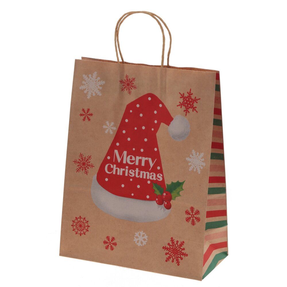 GAEM Пакет подарочный (бумага 120г/м2, блок микс 12шт), L26 W12 H32 см, 4в.