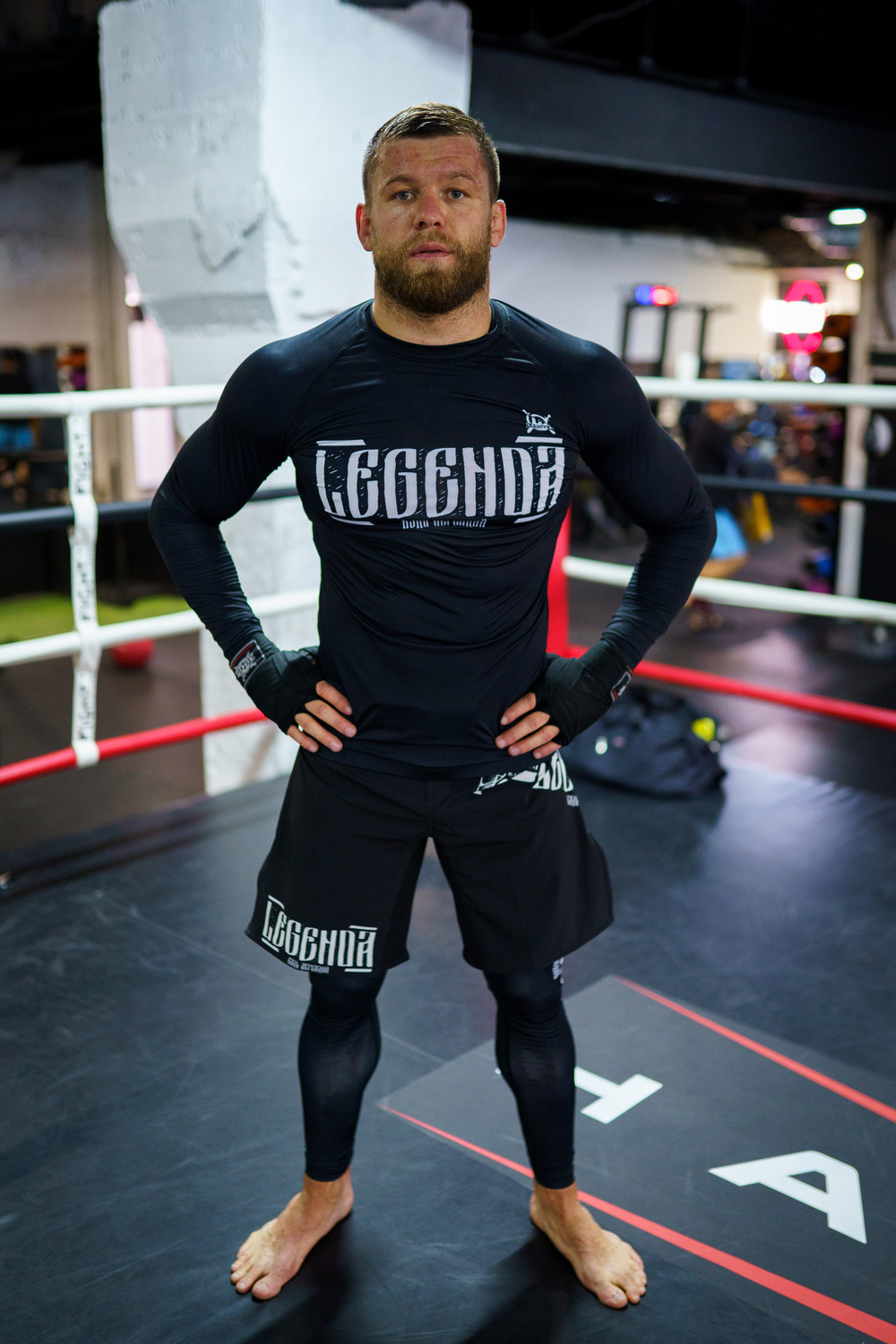 Компрессионные штаны Legenda Меч черный