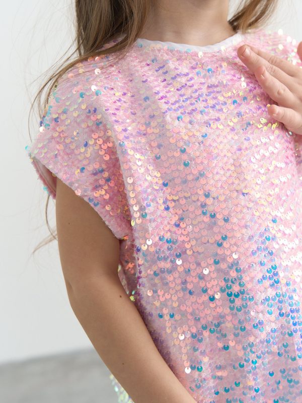 Платье бархатное с пайетками 