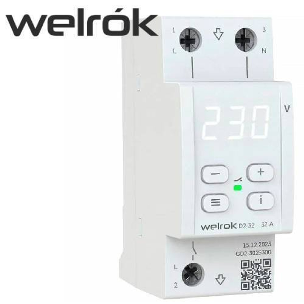 Реле напряжения (WELROK) D2-32A