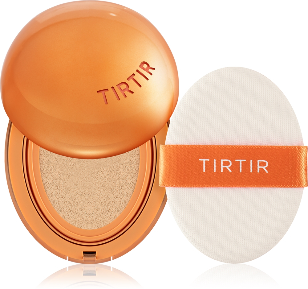TIRTIR Mask Fit AI Fliter Cushion (mini) - Тональная основа с матовым покрытием в губке - долговременное покрытие оттенок 29N Natural Beige, 4 g
