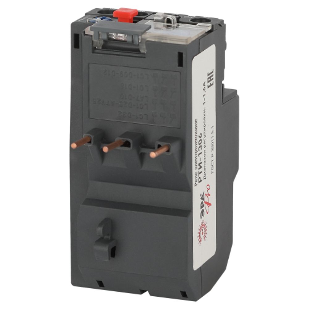 Реле электротепловое ЭРА PRO DRT10-0001-D016-E РТИ-1306 1-1,6А | Электротепловые реле и аксессуары