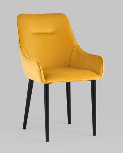 Стул Джоан велюр оранжевый