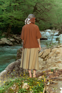 Рубашка Called a Garment Hikercore Shirt "Bear Brown"