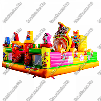 Коммерческий надувной батут "Музыка леса" 7*5*3 м