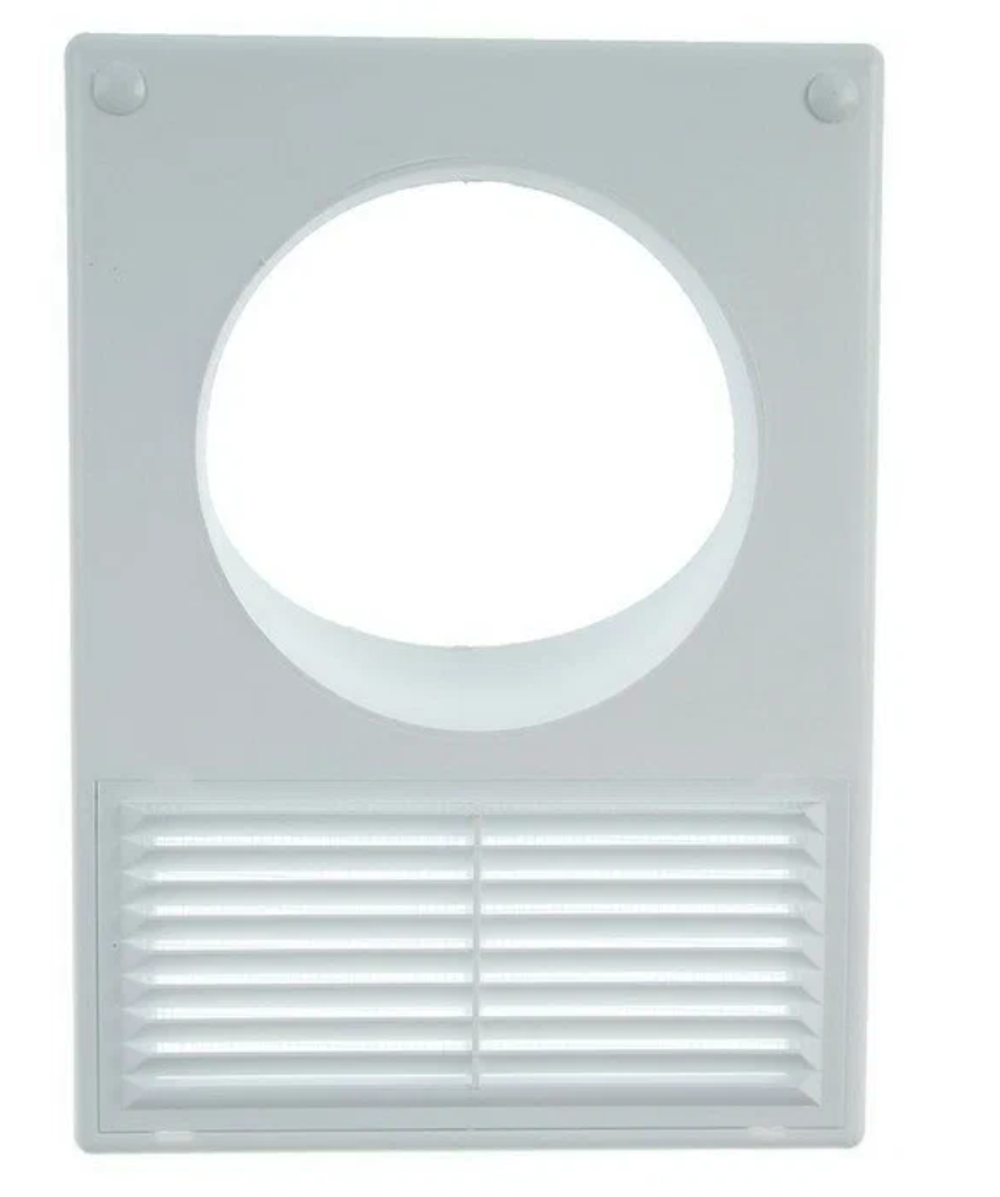 Решетка вентиляционая 184*254 с фланцем D125