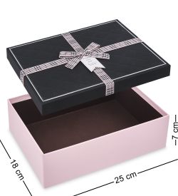 WF-171/2-B Коробка сред., черный/розовый