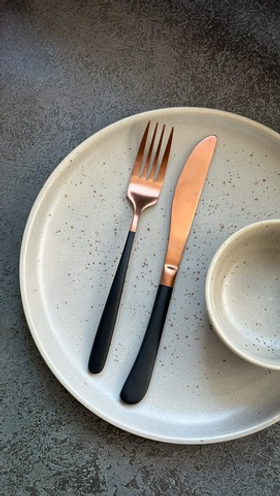 ТАРЕЛКА мелкая без бортов 10,5" 270мм "Corone Rust"