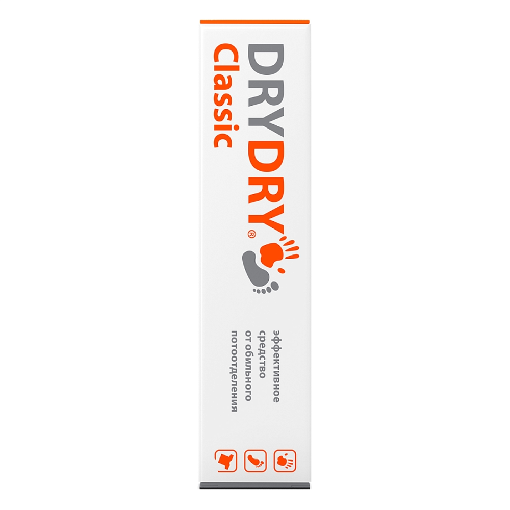 Dry Dry Classic эффективное средство длительного действия от обильного потоотделения 35 мл
