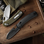Складной туристический нож TRIVISA Lamb-03G клинок N690 рукоять G10 (зеленый)