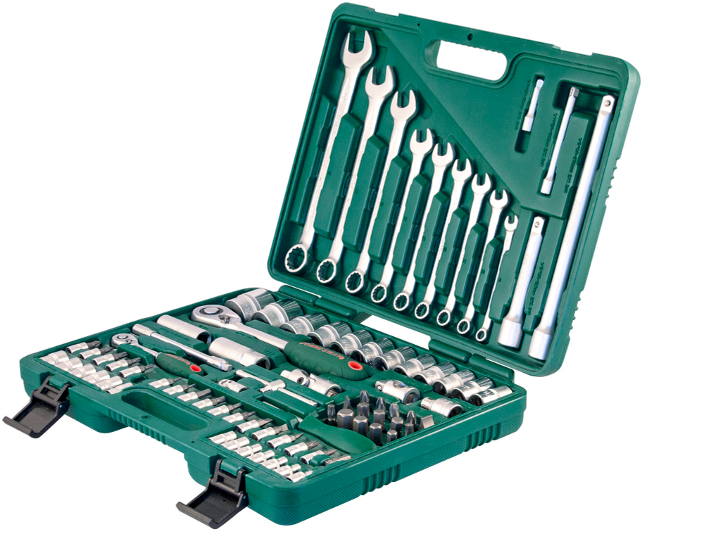 S04H52482S Набор инструмента универсальный 1/4", 1/2"DR, 82 предмета