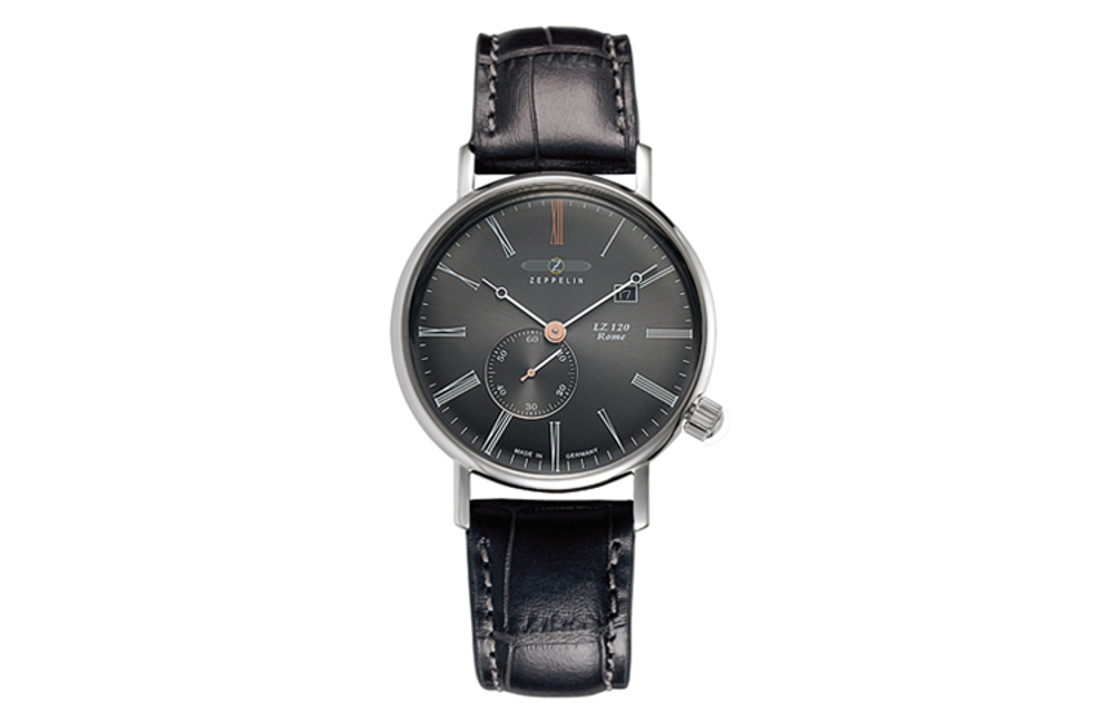 ZEPPELIN Hindenburg Collection Quartz Movement 50 meter Water Resistance Unisex Watch Black Dial