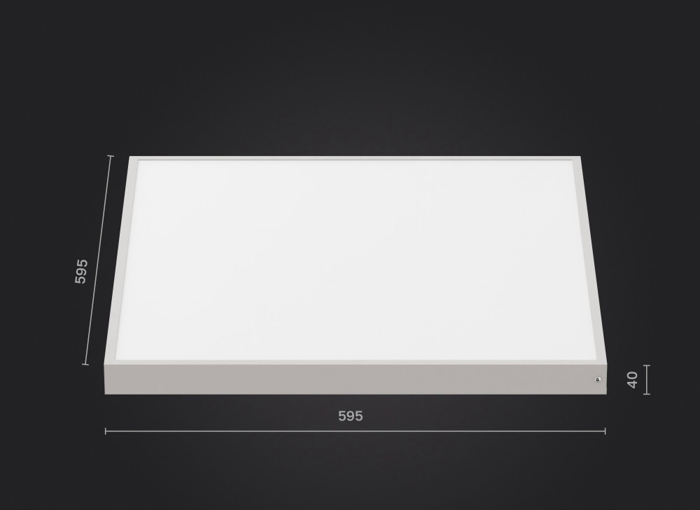 Светильник LED ДВО 35Вт 4000К 4500Лм IP40 опал 595х595х40 DARKLUM