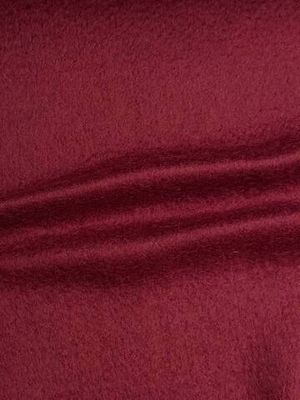 Трикотаж шерсть с п/э брусничный