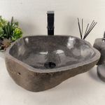 Раковина из речного камня RS-65121 44*39*15 0856
