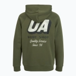 Худи Under Armour Rival Fleece HBR Logo green/stone