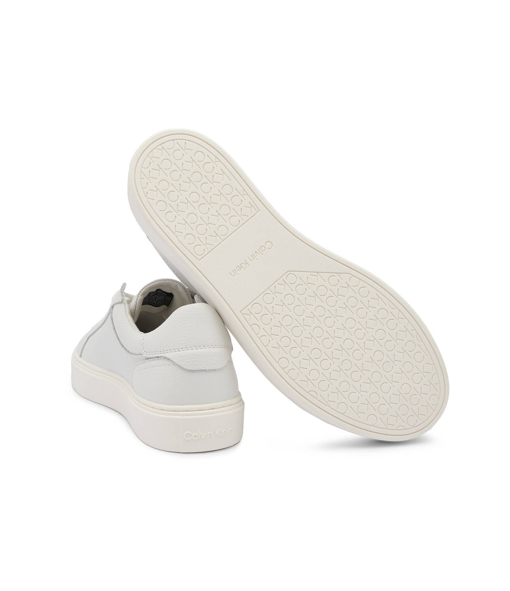 Кожаные кроссовки Calvin Klein - экрю(HM0HM01475)