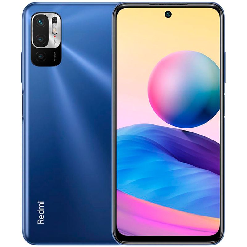 Смартфон Xiaomi Redmi Note 10T NFC 4/128Gb (Nighttime Blue) Синий,  Ростест Оф. Гарантия
