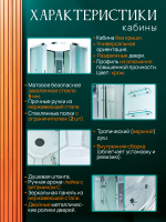 Душевая кабина EM5010N без крыши