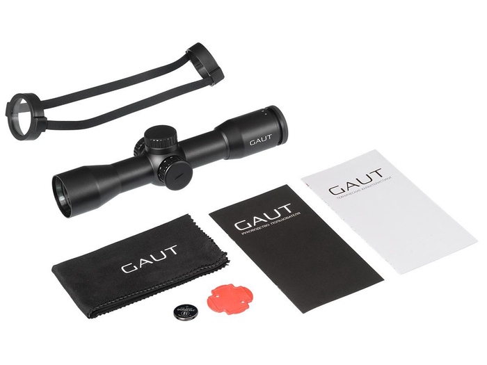 Прицел Gaut Amber 4x36, сетка 27 (Mil-Dot)
