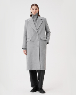 Пальто двубортное