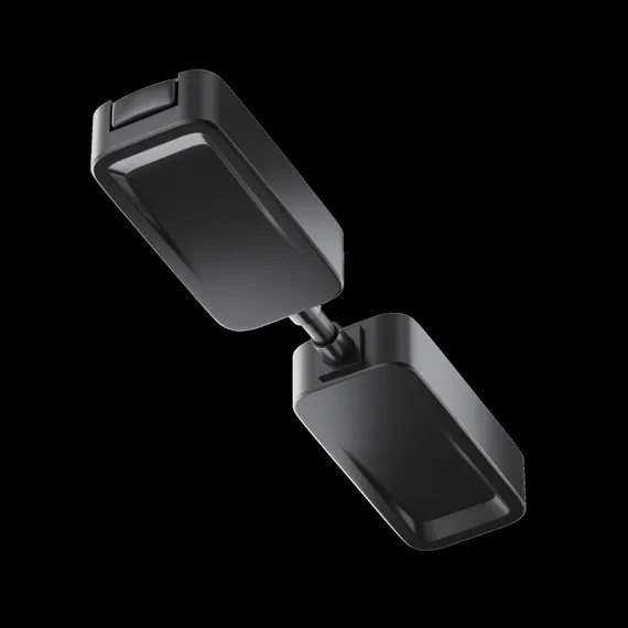 Коннектор питания прямой Radity встраиваемый черный Technical tra084c-b-12