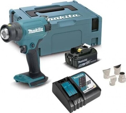 Фен строительный MAKITA DHG 180 RT1J аккумуляторный DHG180RT1J