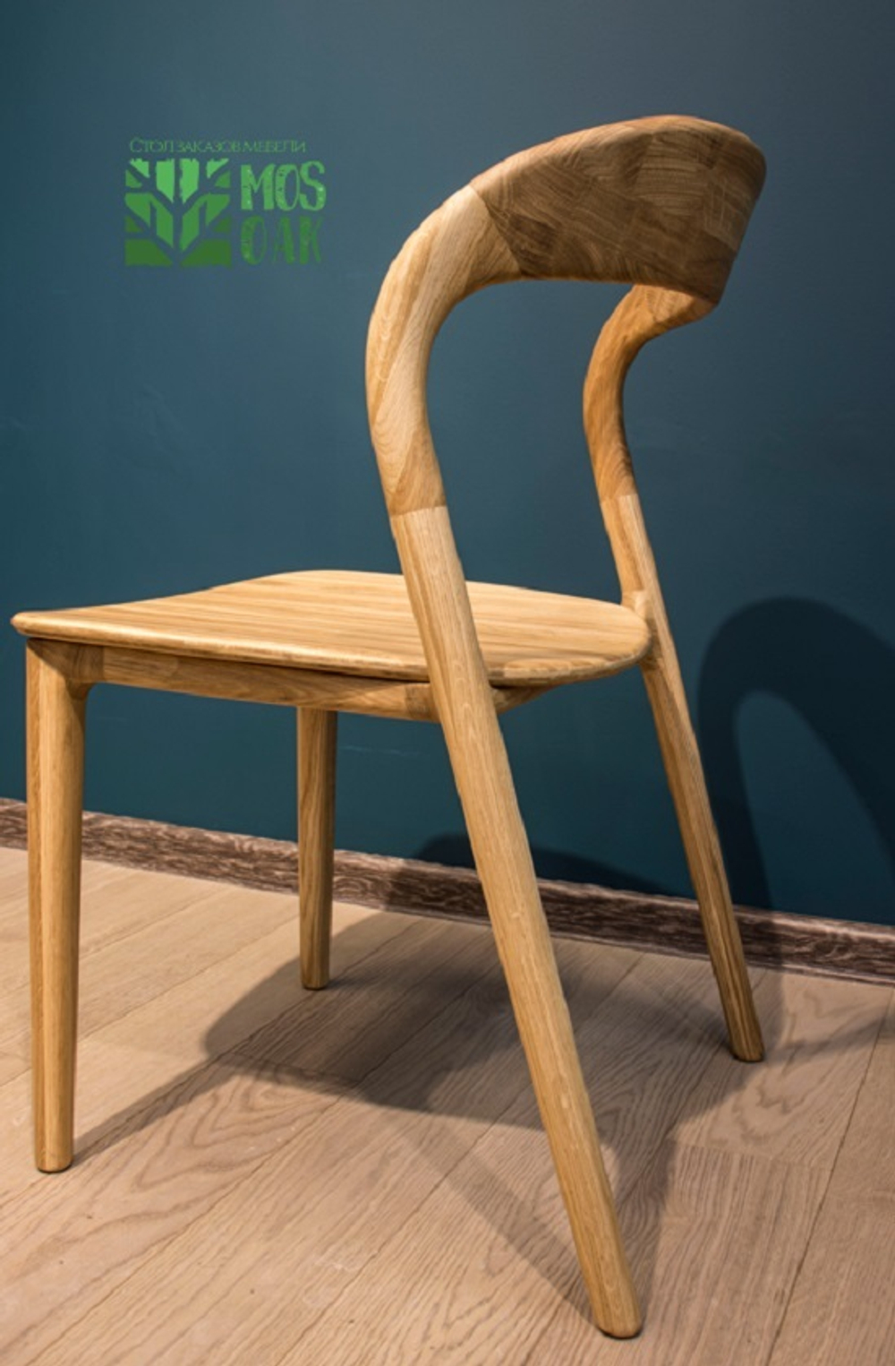 Стул из массива дуба дизайнерский Caro (10 цветов)