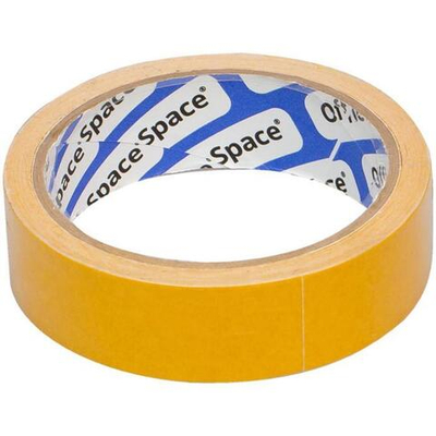 Клейкая лента двусторонняя 25мм*10м OfficeSpace, полипропилен