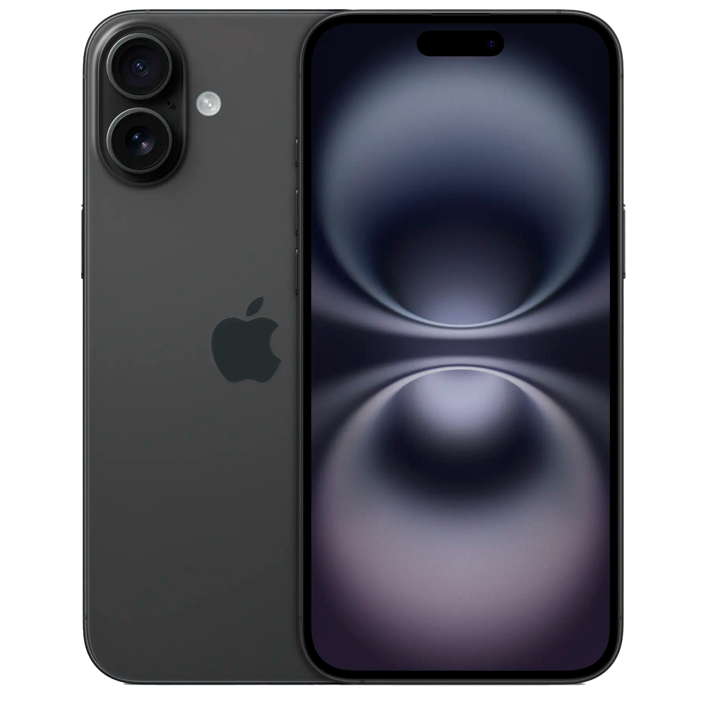 Смартфон Apple iPhone 16 Plus 512GB, Dual Sim, Black (Черный)