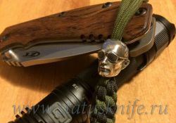 Бусина темлячная для ножа ВВП дизайн сереброфотография - 9