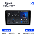 Teyes X1 10,2"для Suzuki Ignis 2004-2007