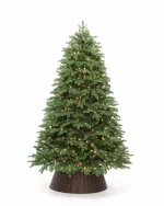 Ель с гирляндой встроенной «Парижанка» (Литая+пвх) 120 см / 1.2 м