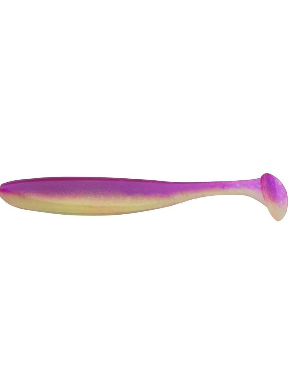 Приманка силиконовая Keitech Easy Shiner 4" PAL #01 Chartreuse Red Flake, 3 упаковки по 7 штук