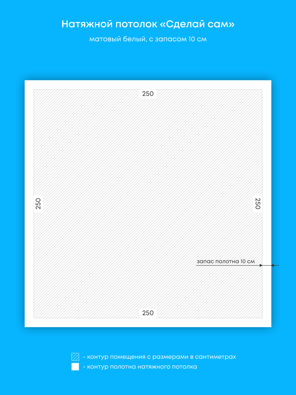 Натяжные потолки: 45 м2, 3.5 м2, 6.3 м2, 5 м2