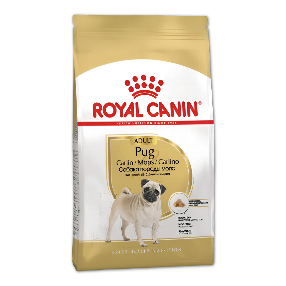 Royal Canin корм сухой для взрослых собак породы мопс