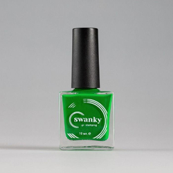 Лак для стемпинга Swanky Stamping 09 зеленый 10 мл