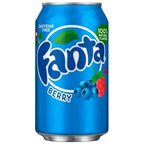 Газированный напиток Fanta Berry со вкусом лесных ягод, 355 мл (США)