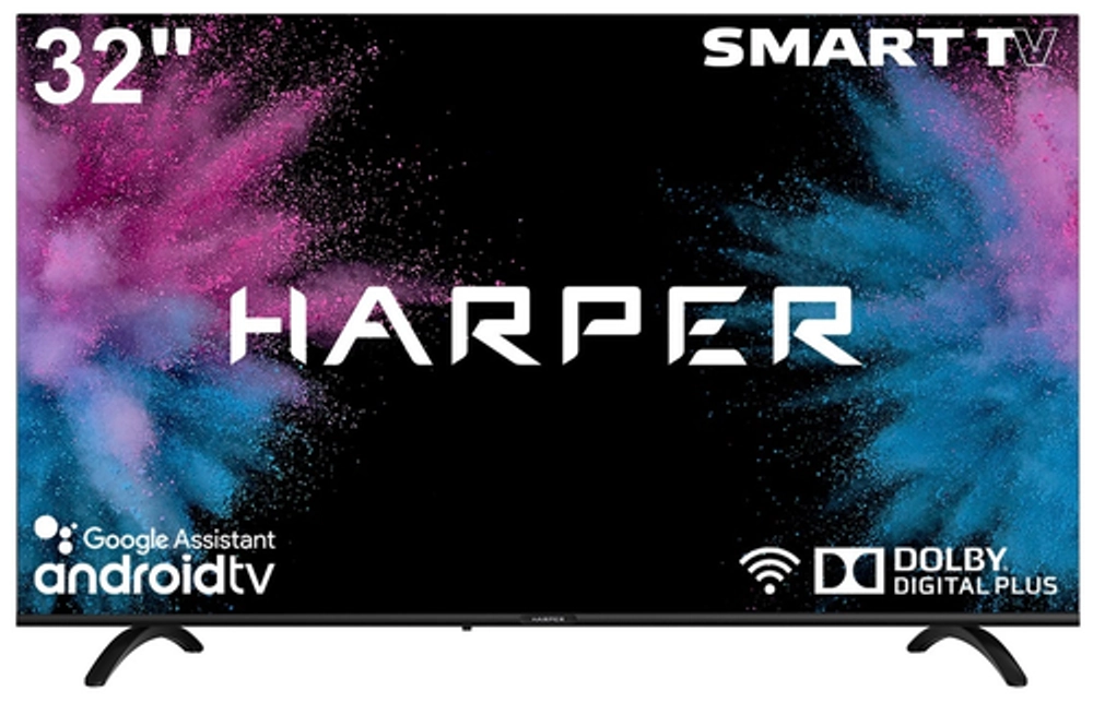 Телевизор Harper ЖК 32"; 32R720TS черный